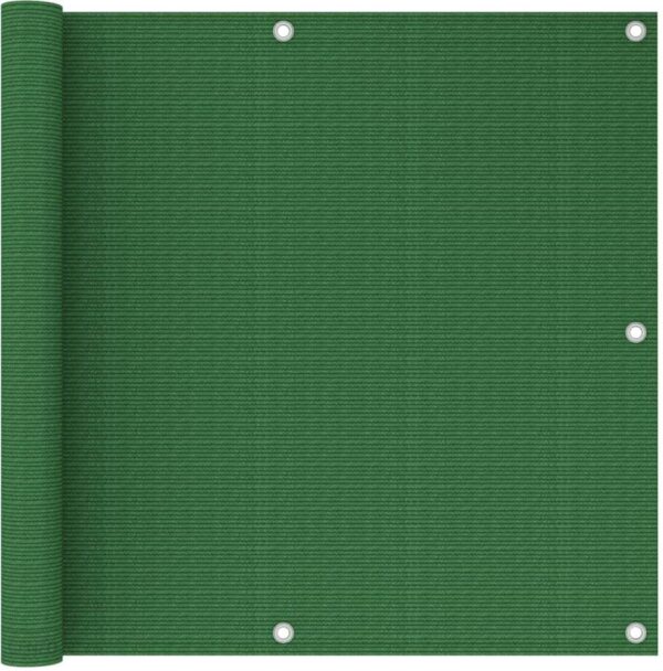 Vidaxl Parawan Balkonowy Jasnozielony 90X500cm Hdpe