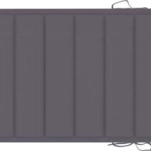 Vidaxl Poduszka Na Leżak Antracytowa 200x60x4cm Tkanina 314203