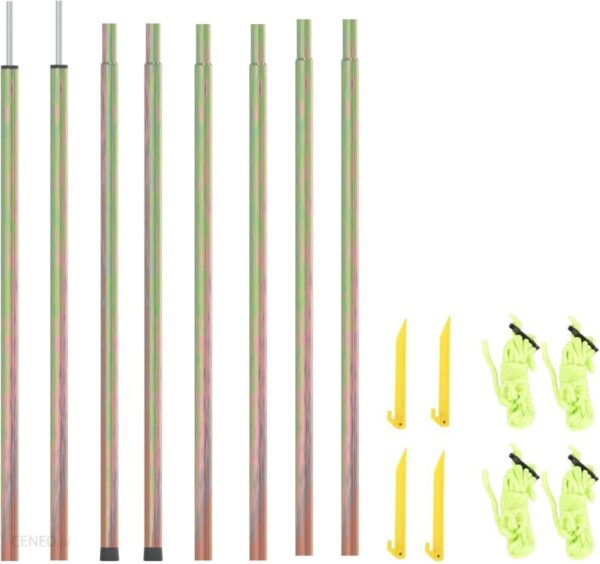 Vidaxl Słupki Do Żagla Ogrodowego 2Szt. 200cm Galwanizowana Stal 315221