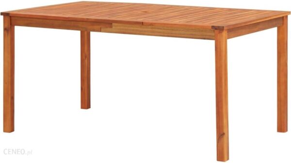 Vidaxl Stół Ogrodowy 150X90X74 Cm Lite Drewno Akacjowe