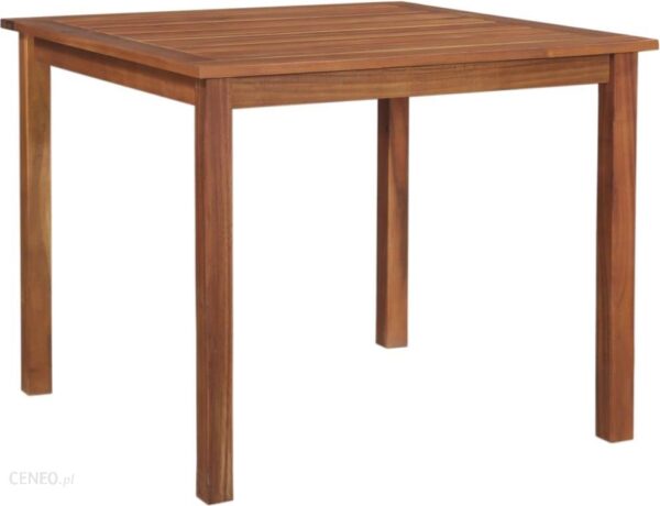 vidaXL Stół ogrodowy 85x85x74 cm lite drewno akacjowe 48606