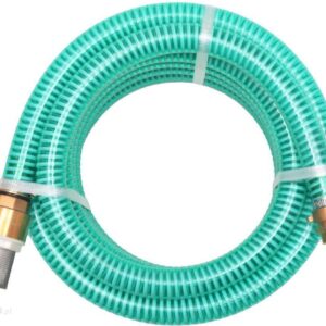 Vidaxl Wąż Ssący Z Mosiężnymi Złączkami 10M 25Mm Zielony