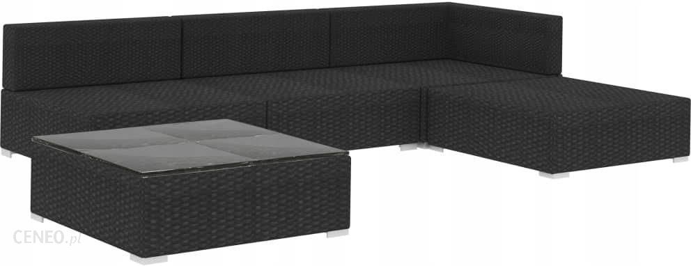 i-vidaxl-zestaw-5el-z-poduszkami-rattan-pe-czarny-46784 Vidaxl Zestaw 5el Z Poduszkami Rattan Pe Czarny 46784