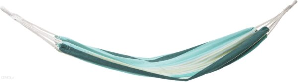 Yaqui Hamak 200x80cm Polibawełna Zielony W Pasy