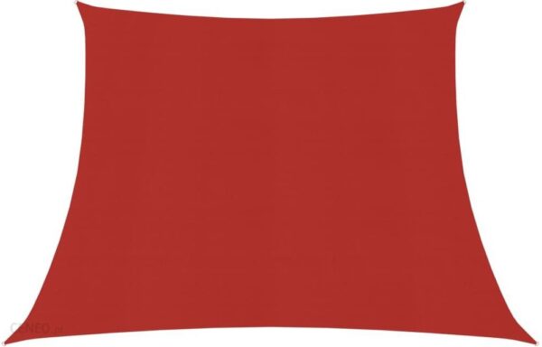 Żagiel Przeciwsłoneczny 160G/M² Czerwony 4/5X3M Hdpe